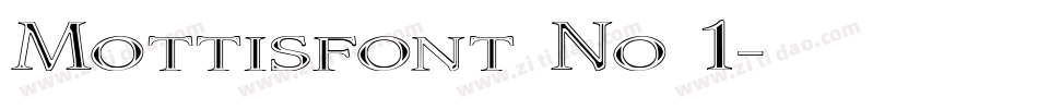 Mottisfont No 1字体转换
